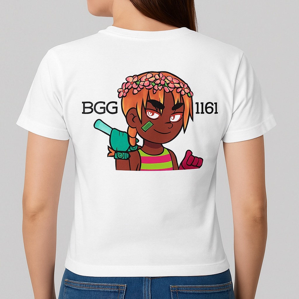 BGG 1161 Anime Graphic Tee | Unisex White T-Shirt | Streetwear Style